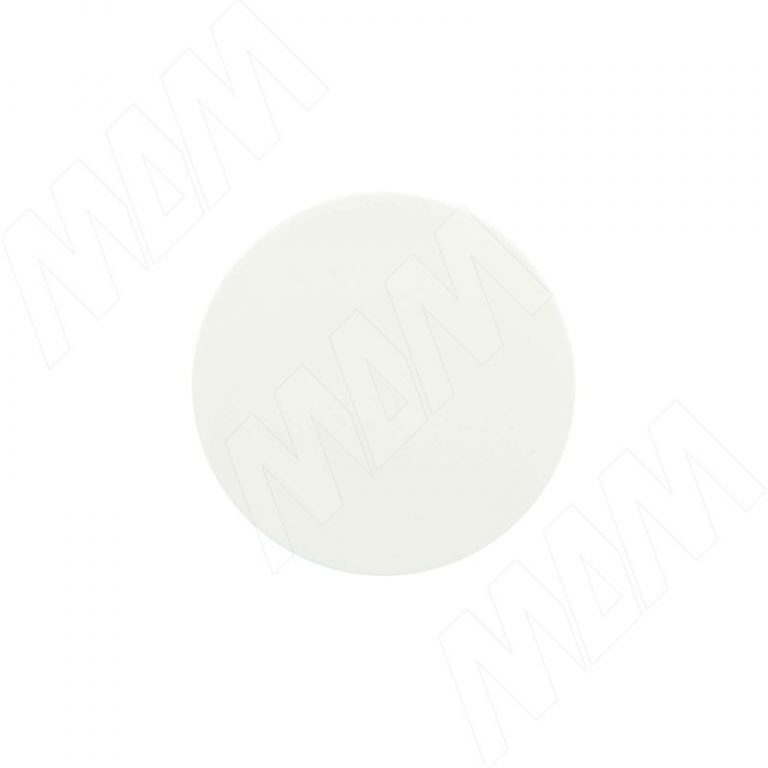 Заглушка самоклеящаяся, D20 мм, Белый, гладкая (Kr 0110, Kr 0101), 54 шт.