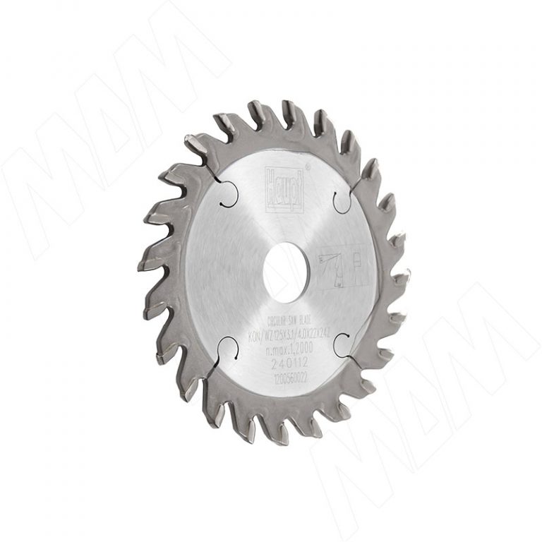 Дисковая пила подрезная 125х3,1-4,0/2,5х22 Z24 KON/WZ
