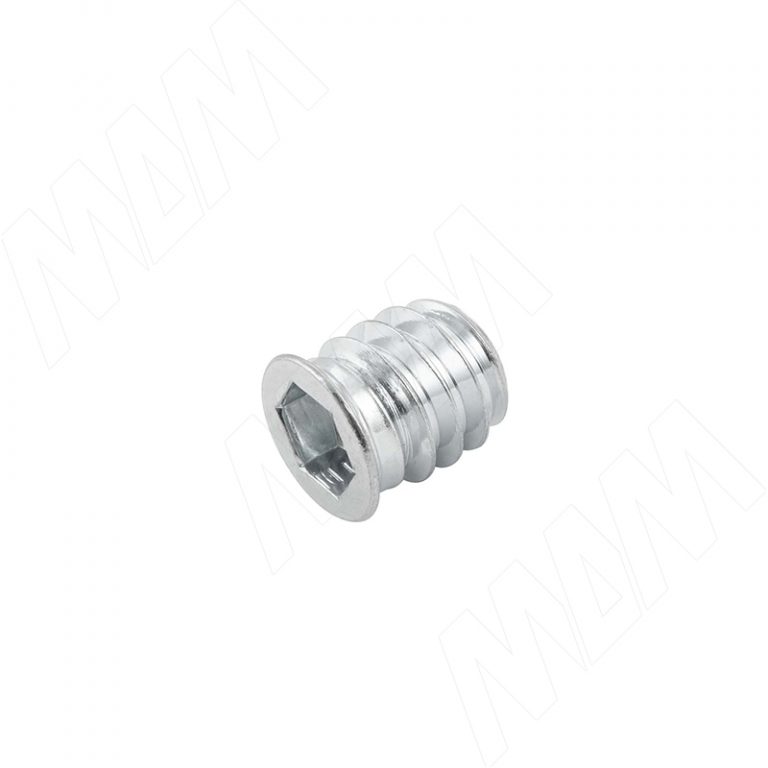 Футорка металлическая D10, М8×15, оцинкованная
