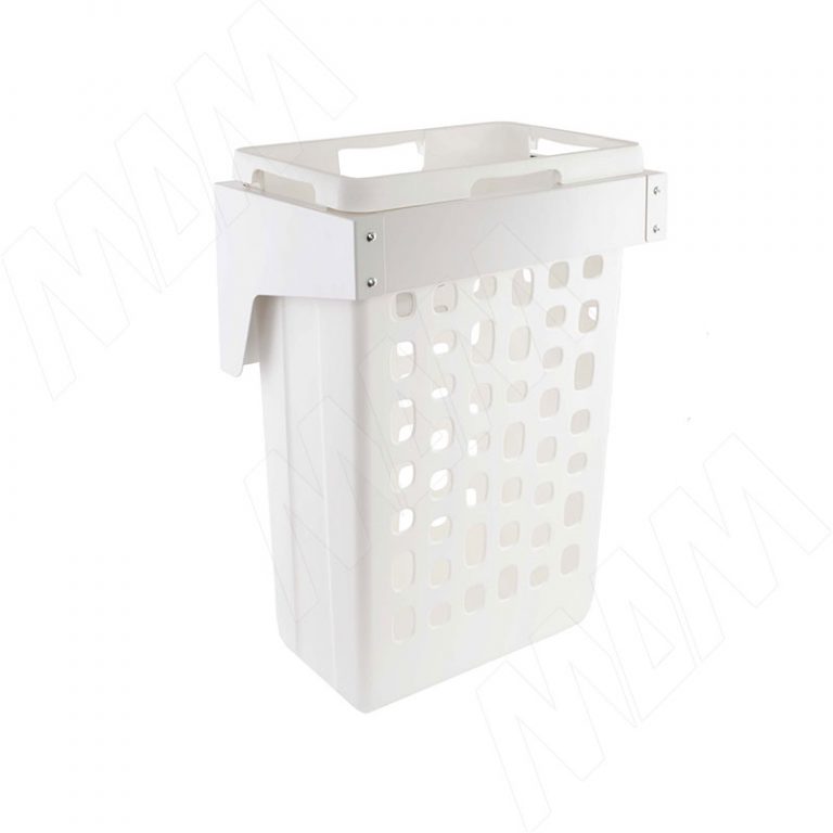 HAMPER LF45 Корзина для белья откидная, 1 емкость (35л), цвет белый