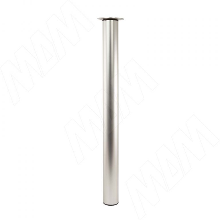 Опора для стола выдвижная, D60/50, H=710-870мм, мат. никель, 4шт.