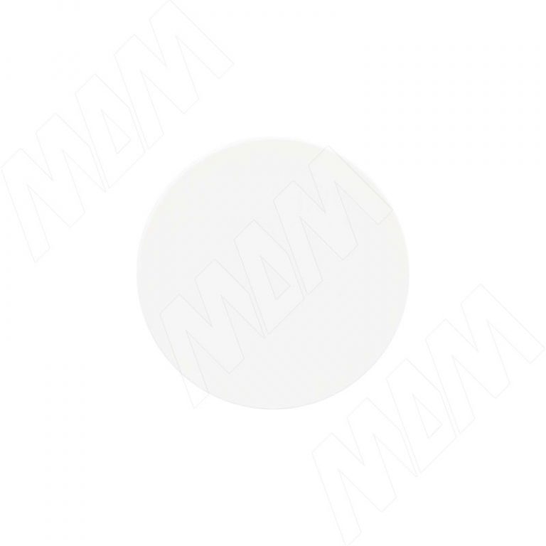 Заглушка самоклеящаяся, D20 мм, Алебастр, гладкая (Eg U104, Kr 7031), 54 шт.
